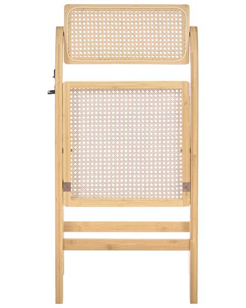 Stuhl MODANE 2-tlg Beige - Braun - Hellbraun