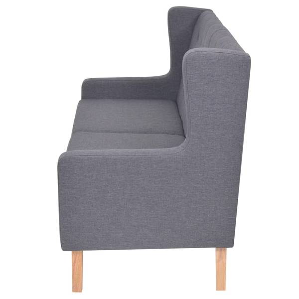 Sofa 2-Sitzer XT1561 Grau - Holzwerkstoff - 68 x 90 x 140 cm