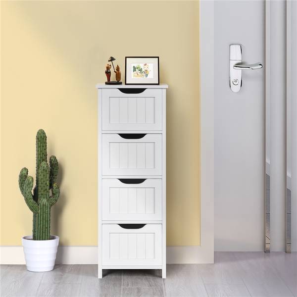 Midischrank ARJ91 Weiß - Holzwerkstoff - 30 x 82 x 30 cm