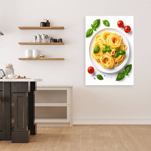 Canvas schilderij Eten 80 x 120 cm