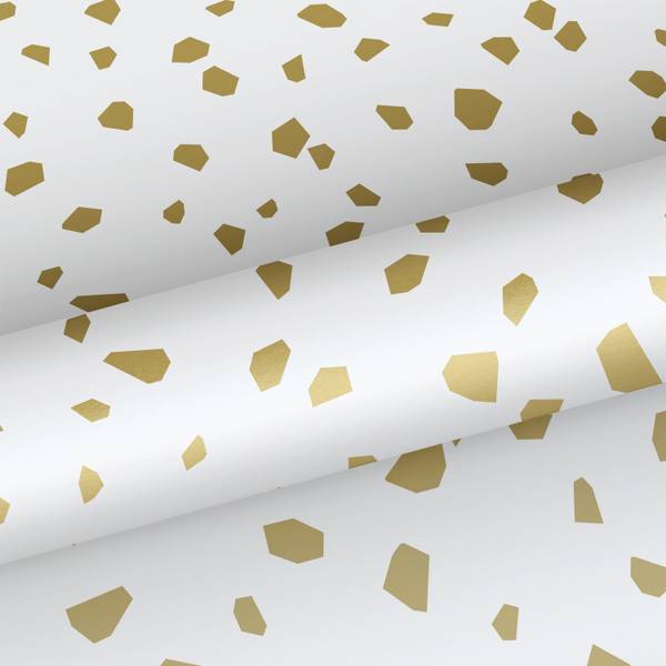 Tapete 139133 Gold - Weiß - 53 x 1005 x 1005 cm
