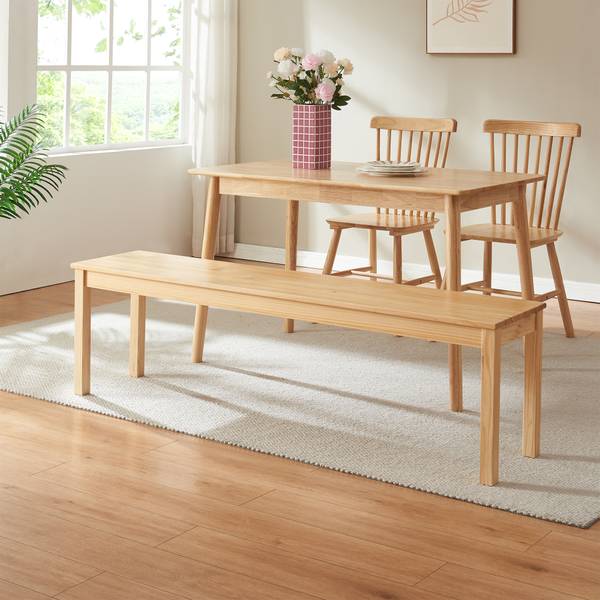 Banc de salle à manger Trerunulu Pin - Profondeur : 140 cm