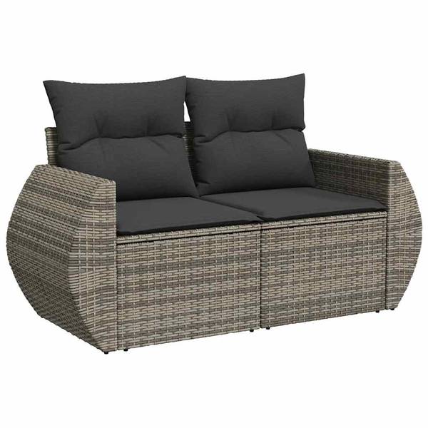 Garten-Lounge-Set 3036457-4 (8-teilig) Grau