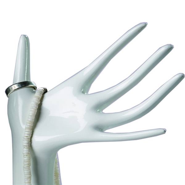 Schmuckhalter Graciosa 2er-Set Weiß - Harz - 9 x 33 x 8 cm