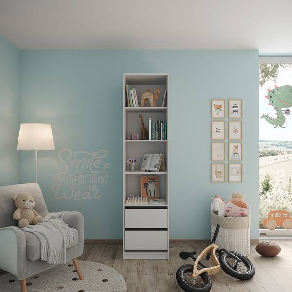 Kleiderschrank Elmo 60710 Reinweiß - 50 x 50 cm