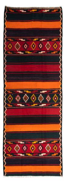 Handgewebt Kelimteppich Rot - Wolle - 140 x 1 x 340 cm