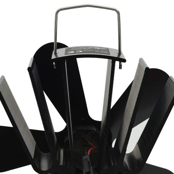 Ofenventilator 3002672 Schwarz - Aluminium - 11 x 22 x 16 cm