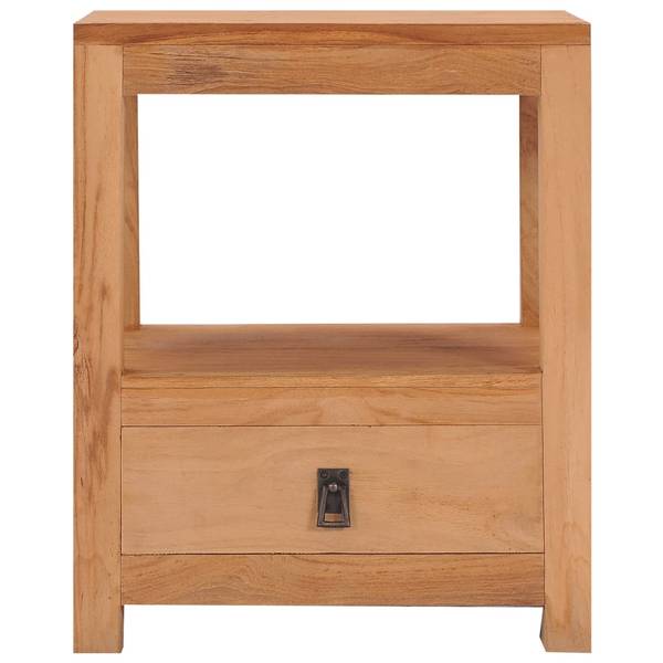 Nachttisch DE925 Braun - Massivholz - 40 x 50 x 30 cm