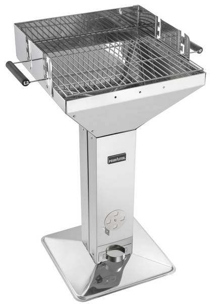 Trichtergrill DALTON Silber - Metall - 63 x 91 x 48 cm