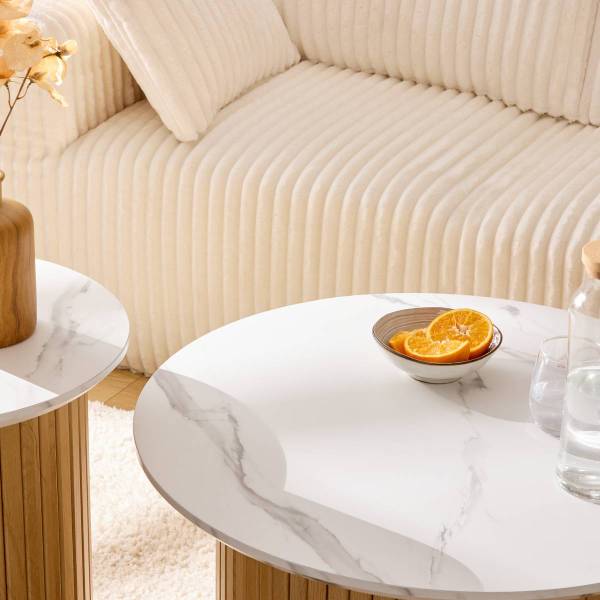 Couchtisch HOMELYA Holzwerkstoff - 70 x 40 x 70 cm