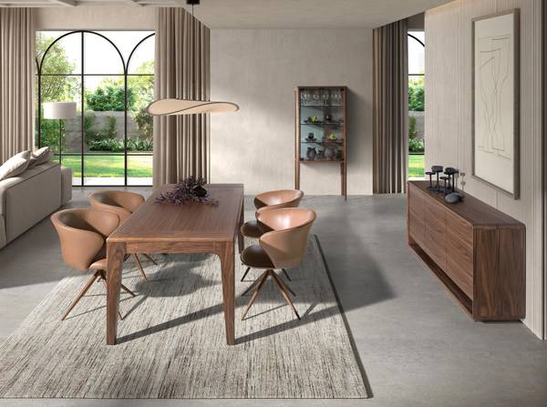 Drehstuhl 4201 Braun - Polyester - Stahl - Vinyl - 65 x 79 x 65 cm