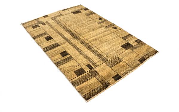 Orientteppich Oriental Gelb - Wolle - 94 x 1 x 147 cm