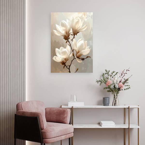 Wandbild Blumen 70 x 100 cm