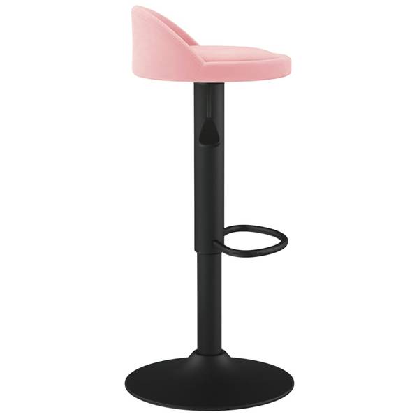 Tabouret de bar 3007071-2 lot de 2 Rose foncé