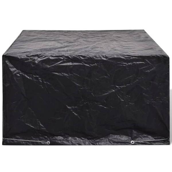 Gartenmöbel Abdeckung 3028506-2(2er Set) Schwarz - Aluminium - Polyethylen - 113 x 73 x 172 cm