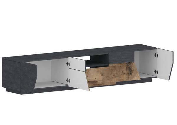 Fernsehschrank Jacopo Braun - Hellbraun