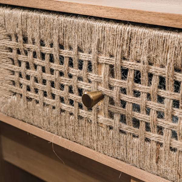 Konsolentisch LIMEIRA Braun - Holz teilmassiv - 84 x 77 x 42 cm