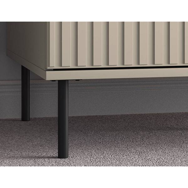 Kleiderschrank SALOU-131-2 Beige - Holzwerkstoff - 92 x 190 x 53 cm