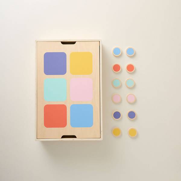 Sensoriche Speelbak NUANCE plaatmateriaal op houtbasis - 30 x 7 x 45 cm