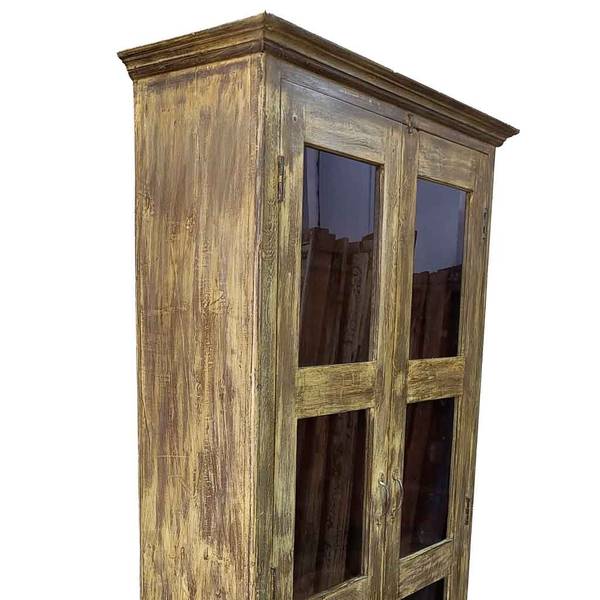 Vitrine 4523305649 Braun - Massivholz - 110 x 180 x 45 cm