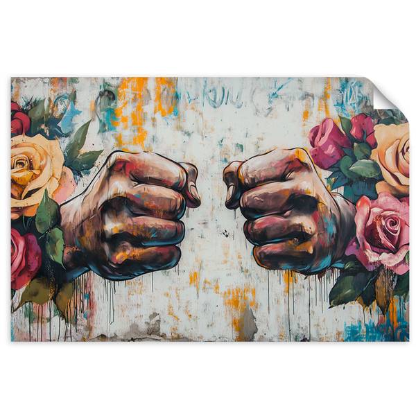Wandsticker Graffiti 90 x 60 cm