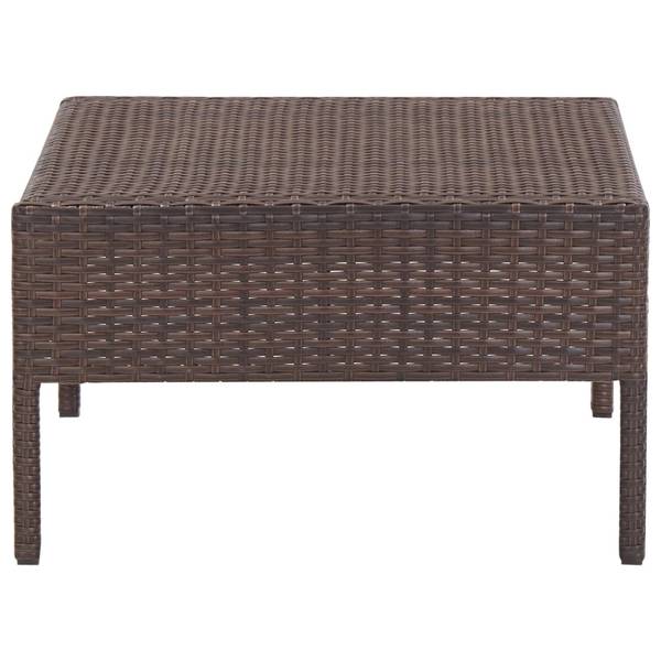 Garten-Lounge-Set 3001261-2 (6-teilig) Braun - Polyester - Stahl - 60 x 35 x 60 cm