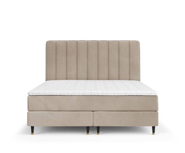 Boxspringbett Kobbe  Braun - Liegefläche Breite: 180 cm