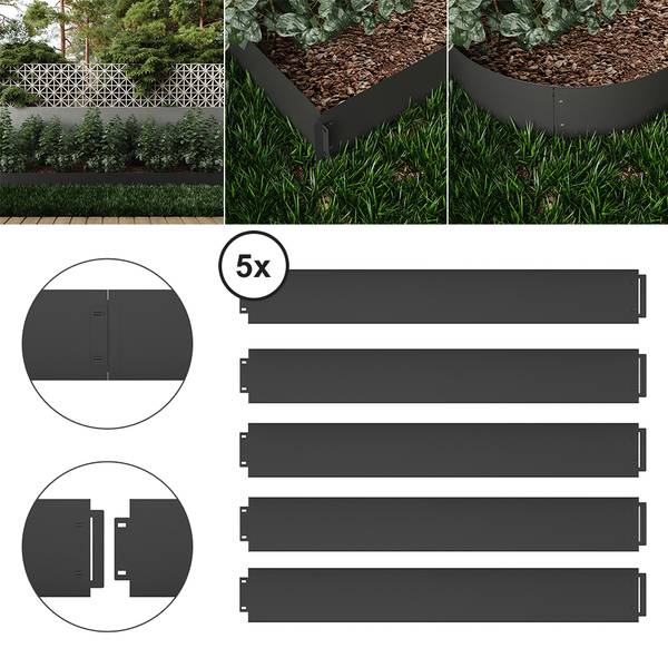 Bordure de gazon  40180 Anthracite