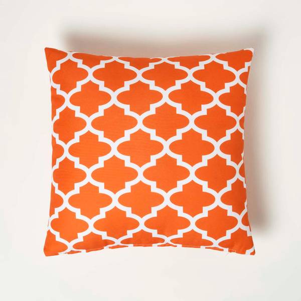 Outdoor-Kissen Nola 2er-Set Orange - Polyester - 45 x 7 x 45 cm