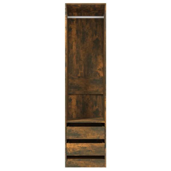 Kleiderschrank 298537-2 Raucheiche Dekor - Breite: 50 cm
