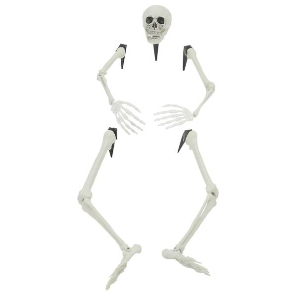 Halloween Deko 42020047 Weiß - Polypropylen - 10 x 10 x 20 cm