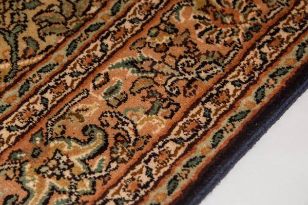 Orientteppich Premium Blau - Seide - 93 x 1 x 153 cm