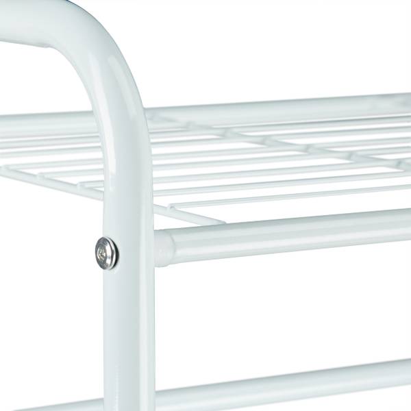Kleiderständer mit Ablage SANDRA Weiß
