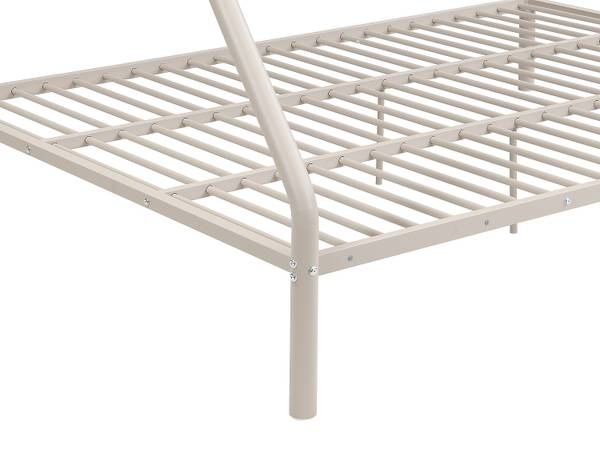 Etagenbett ELEVATIO Beige - Metall - 199 x 163 x 147 cm