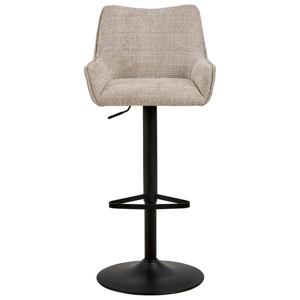 Barhocker Eddie 2er Set Beige - Textil - 51 x 114 x 51 cm