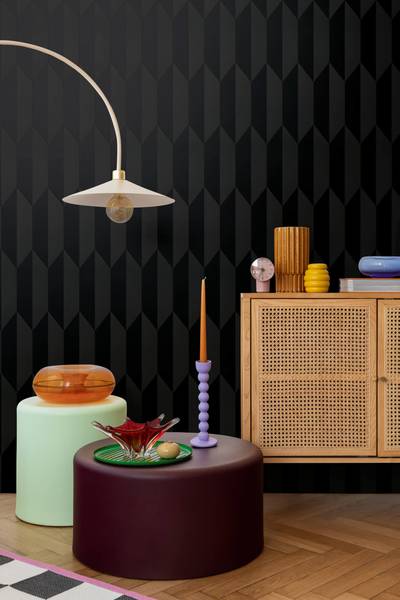 Vliestapete 790868-GU Schwarz - Kunststoff - 53 x 1 x 1005 cm