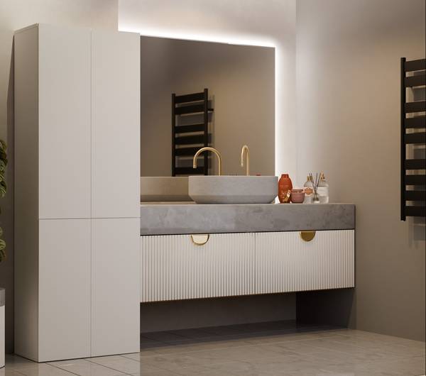 Badezimmerschrank Peter Kaschmir