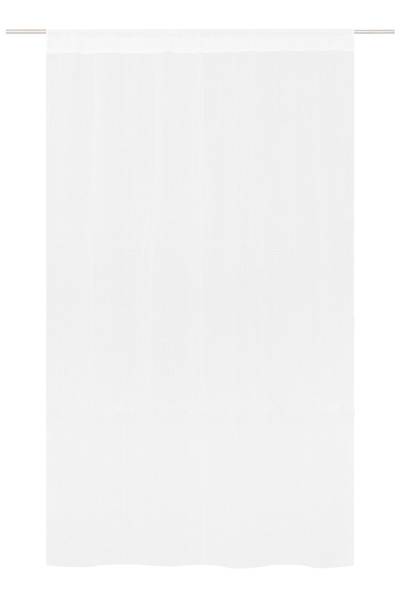 VORHANG MIT VISKOSE Leiva Weiß - Polyester - 140 x 1 x 250 cm