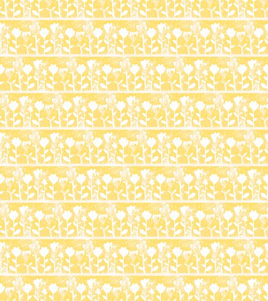 Panorama-Tapete Tulipano Gelb