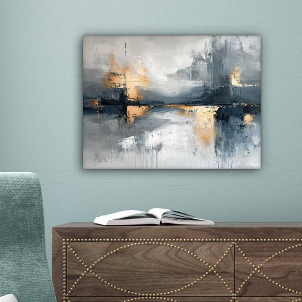 LEINWANDBILD Abstrakte Kunst 40 x 30 cm
