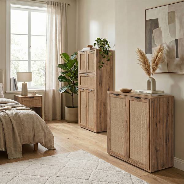 Schuhkipper Elven 59357 Braun - Stahl - 80 x 122 x 24 cm