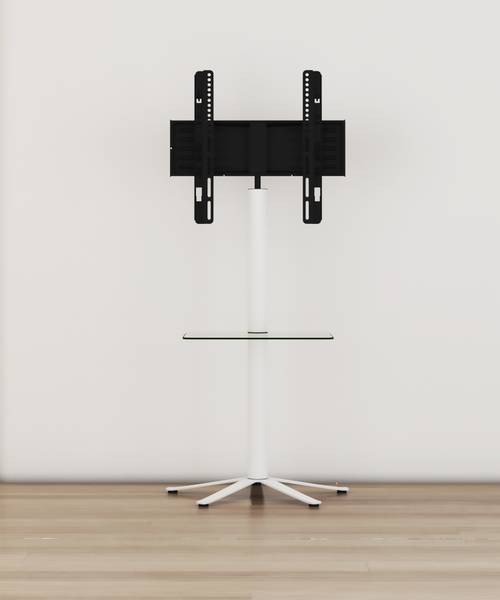 TV Möbel Xila Weiß - Metall - 61 x 100 x 61 cm