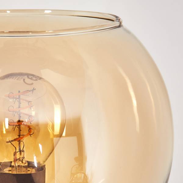 Stehlampe Cesaro Orange - Aluminium - Klarglas - 17 x 33 x 147 cm