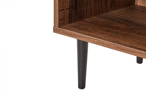 Schuhschrank KEITH Schwarz - Braun - Holzwerkstoff - 70 x 93 x 35 cm