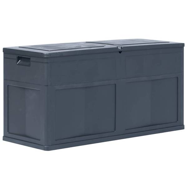 Aufbewahrungsbox 296610 Schwarz - Kunststoff - 46 x 60 x 119 cm