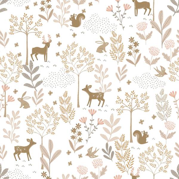 Tapete 139521 Beige - Fleece - 53 x 1005 x 1005 cm