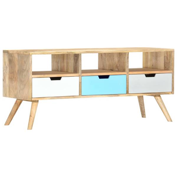 TV-Schrank D358 Massivholz - 35 x 48 x 110 cm