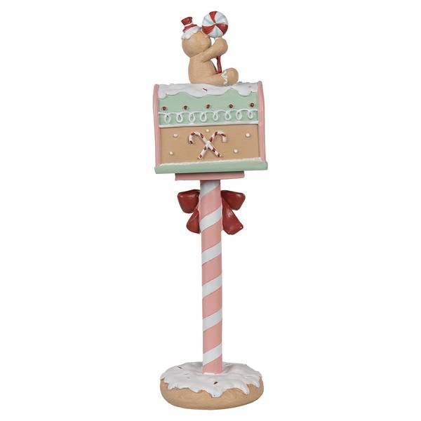 Briefkasten Xmas&Walter Pink - Kunststoff - 10 x 36 x 11 cm