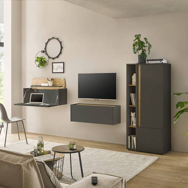 Stauraumschrank CRISP-61-121 Anthrazit