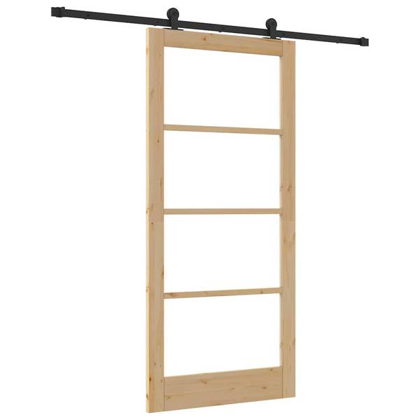 Schuifdeur 3045041-6 zwart - hout